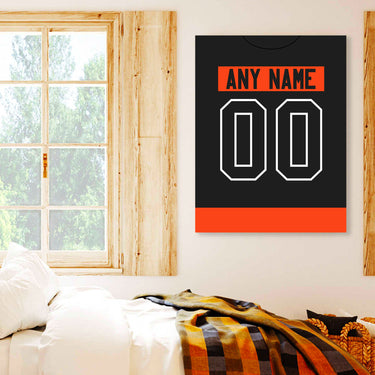 Philadelphia Jersey Custom Canvas Print Wall Art for Boy Girl Men Women Hockey Personalized Canvas Art